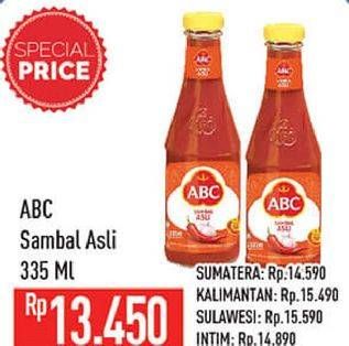 Promo Harga ABC Sambal Asli 335 ml - Hypermart