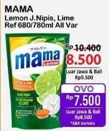 Harga Mama Lemon/Lime Cairan Pencuci Piring