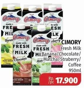 Promo Harga CIMORY Fresh Milk Banana, Chocolate, Matcha, Strawberry, Coffee 950 ml - Lotte Grosir