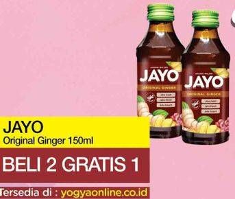 Promo Harga JAYO Original Ginger Drink 150 ml - Yogya