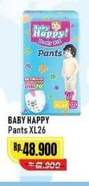Promo Harga Baby Happy Body Fit Pants XL26 26 pcs - Alfamart
