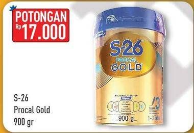 Promo Harga S26 Procal Gold Susu Pertumbuhan 900 gr - Hypermart