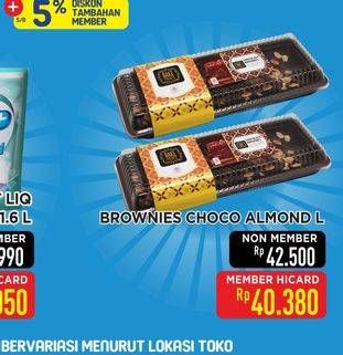 Promo Harga Brownies Choco Almond  - Hypermart