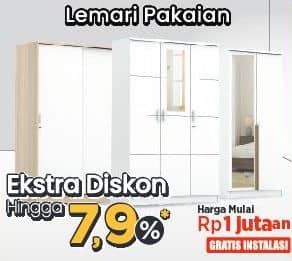 Promo Harga Aneka Lemari Pakaian  - COURTS