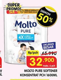 Promo Harga Molto Softener Ultra Pure 1600 ml - Superindo