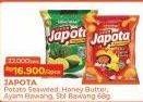 Promo Harga Japota Potato Chips Happy Honey Butter, Umami Japanese Seaweed, Ayam Bawang, Sambal Bawang 68 gr - Alfamart