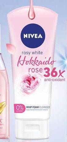 Promo Harga NIVEA Hokkaido Rose Whip Facial Foam 100 ml - Guardian