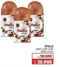 Promo Harga STELLA Matic Refill Caffee Latte 225 ml - Lotte Grosir