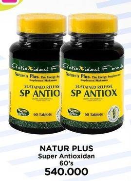 Promo Harga Natures Plus SP Antioxidant 60 pcs - Watsons