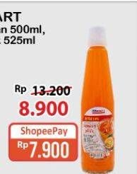 Promo Harga ALFAMART Syrup Squash Jeruk 525 ml - Alfamart