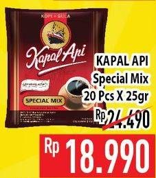 Promo Harga Kapal Api Kopi Bubuk Special per 20 sachet 25 gr - Hypermart