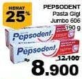 Promo Harga PEPSODENT Pasta Gigi Pencegah Gigi Berlubang White 190 gr - Giant