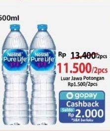 Promo Harga Nestle Pure Life Air Mineral 1500 ml - Alfamart