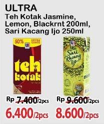 Promo Harga Ultra Sari Kacang Ijo 250 ml - Alfamart