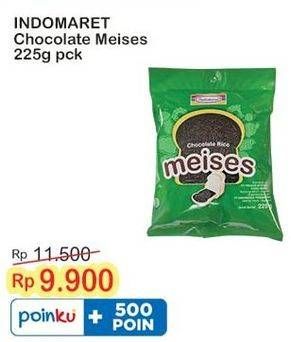 Promo Harga Indomaret Meises Chocolate 225 gr - Indomaret