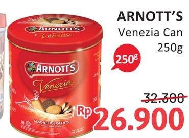 Promo Harga VENEZIA Assorted Biscuits 250 gr - Alfamidi