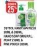 Promo Harga DETTO Hand Sanitizer/Hand Wash  - Hypermart