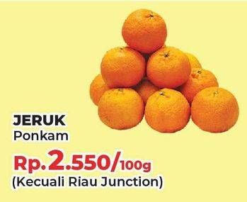 Promo Harga Jeruk Ponkam per 100 gr - Yogya