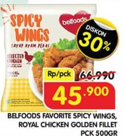 Belfoods Spicy Wings/Royal Chicken Golden Fillet