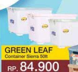 Promo Harga Green Leaf Container Sierra 50L  - Yogya