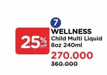 Promo Harga Wellness Children Multi Liquid  - Watsons