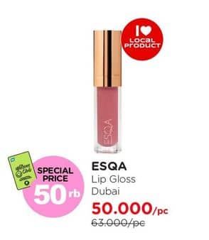 Promo Harga ESQA Lip Gloss Dubai 2 ml - Watsons