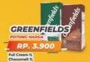 Promo Harga GREENFIELDS UHT Choco Malt, Full Cream 1000 ml - Yogya