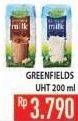 Promo Harga GREENFIELDS UHT 200 ml - Hypermart