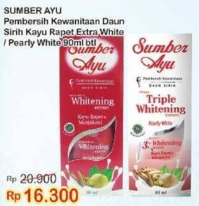 Promo Harga SUMBER AYU Sabun Sirih Triple Whitening Pearly, White Manjakani 90 ml - Indomaret