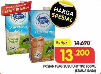 Promo Harga FRISIAN FLAG Susu UHT Purefarm All Variants 900 ml - Superindo