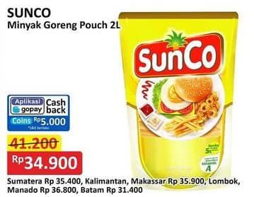 Promo Harga Sunco Minyak Goreng 2000 ml - Alfamart