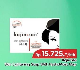 Promo Harga KOJIE SAN Skin Lightening Soap Wth HydroMoist 65 gr - TIP TOP