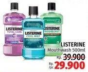 Promo Harga Listerine Mouthwash Antiseptic 500 ml - LotteMart