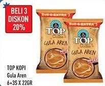 Promo Harga Top Coffee Gula Aren per 9 sachet 22 gr - Hypermart