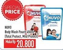 Promo Harga NUVO Body Wash Total Protect, Mild Protect 450 ml - Hypermart