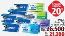 Promo Harga DARLIE Toothpaste All Shiny White All Variants 140 gr - LotteMart