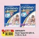 Promo Harga Certainty Adult Diapers L10, L7, M10, M8, XL6 6 pcs - Alfamart