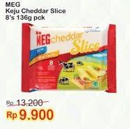 Promo Harga MEG Cheddar Slice 8 pcs - Indomaret