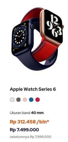 Promo Harga APPLE Watch Series 6 1 pcs - iBox