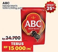 Promo Harga ABC Kecap Manis 520 ml - Indomaret