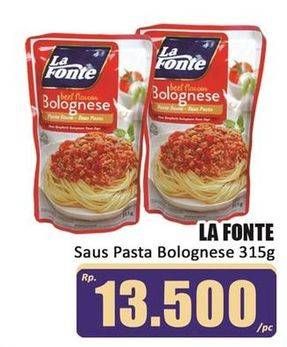 Promo Harga La Fonte Saus Pasta Bolognese 315 gr - Hari Hari
