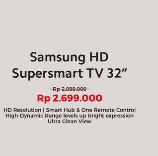 Promo Harga Samsung HD Supersmart TV 32"  - Erafone