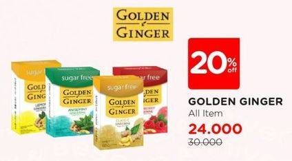 Promo Harga Golden Ginger Ginger Herb All Variants 45 gr - Watsons