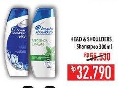 Promo Harga HEAD & SHOULDERS Shampoo 300 ml - Hypermart