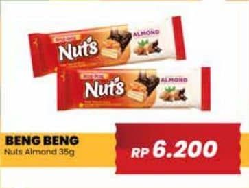 Promo Harga Beng-beng Wafer Nuts Almond 35 gr - Yogya