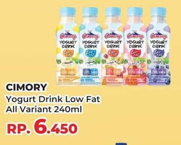 Promo Harga Cimory Yogurt Drink Low Fat All Variants 240 ml - Yogya