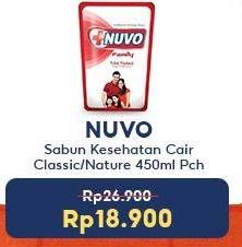 Promo Harga NUVO Body Wash Nature Protect, Total Protect 450 ml - Indomaret