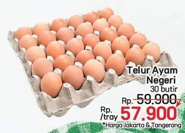 Promo Harga Choice L Telur Ayam Negeri 30 pcs - LotteMart