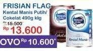 Promo Harga FRISIAN FLAG Susu Kental Manis Cokelat, Putih 490 gr - Indomaret