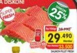 Promo Harga Salmon Fillet per 100 gr - Superindo